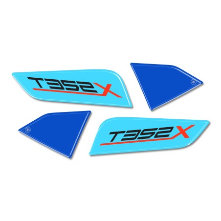 3D Gel Stickers 3D Handguards motorbike protectors compatible with Morbidelli T352X 2026