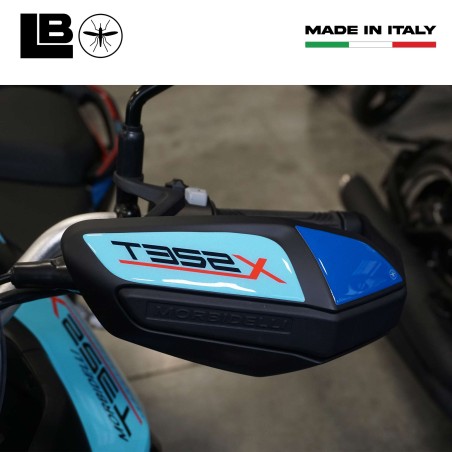 3D Gel Aufkleber 3D Handschützer Motorrad kompatibel mit Morbidelli T352X 2026