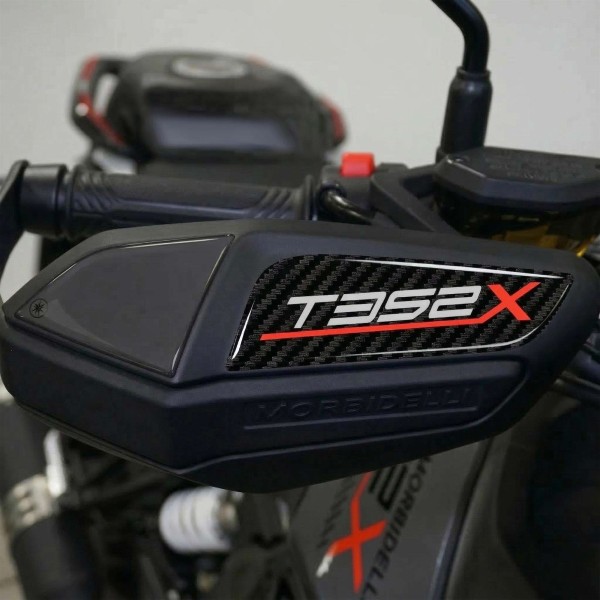 Pegatinas 3D Gel 3D Handguards protectores de moto compatible con Morbidelli T352X 2026