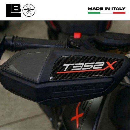 Pegatinas 3D Gel 3D Handguards protectores de moto compatible con Morbidelli T352X 2026