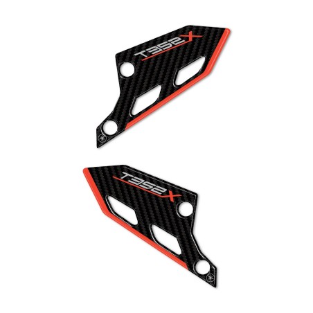 Adesivi 3D Protezioni Battitacco moto compatibili con Morbidelli T352X 2026