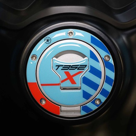 Autocollant de protection de bouchon de réservoir moto compatible avec Morbidelli T352X 2026