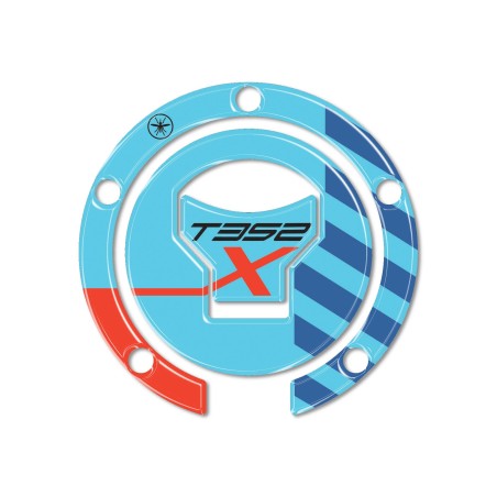 Tank cap protection sticker motorbike compatible with Morbidelli T352X 2026
