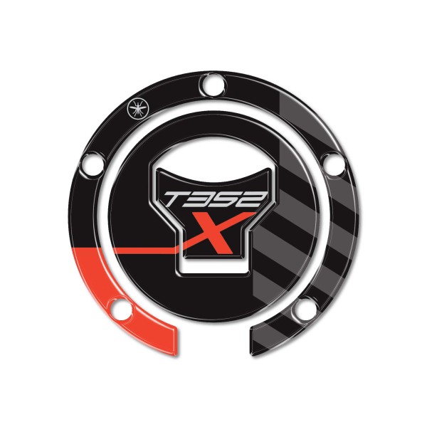 Autocollant de protection de bouchon de réservoir moto compatible avec Morbidelli T352X 2026