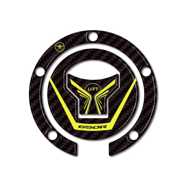 Adhesivo 3D Motocicleta tapa de combustible protección compatible con Honda CBR650R 2026