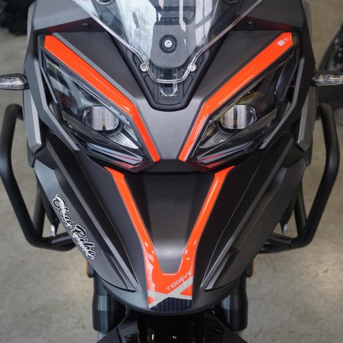                             3D-Frontschutzaufkleber Motorradnase kompatibel mit Morbidelli T1002VX 2025
                          