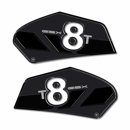 Protections latérales de réservoir de moto 3D Gel Stickers compatibles avec Suzuki GSX-8T