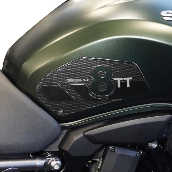 Stickers 3D Motorcycle Tank Side Protectors compatible with Suzuki GSX-8TT