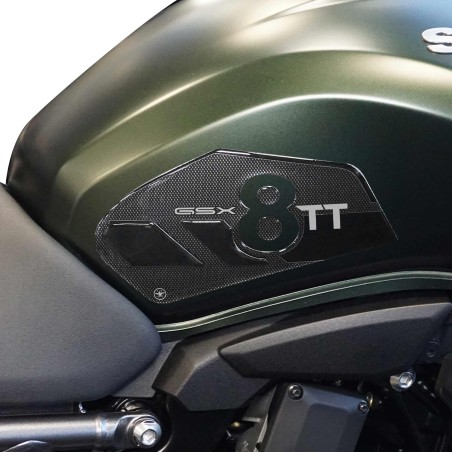 Stickers 3D Protections latérales de réservoir de moto compatibles avec Suzuki GSX-8TT