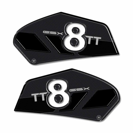 Stickers 3D Protections latérales de réservoir de moto compatibles avec Suzuki GSX-8TT