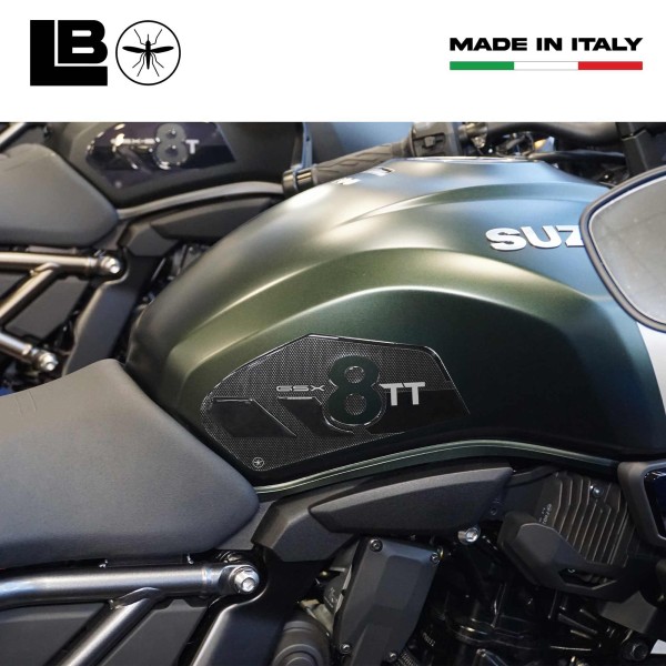 Pegatinas 3D Protectores laterales de depósito de moto compatibles con Suzuki GSX-8TT