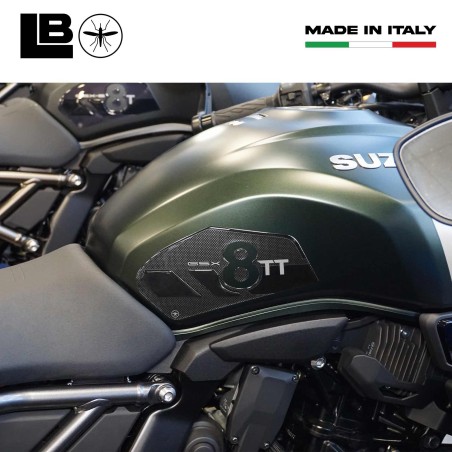Αυτοκόλλητα 3D μοτοσικλέτας Tank Side Protectors συμβατά με Suzuki GSX-8TT