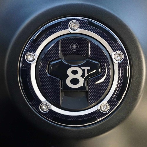                             Protezione Tappo Serbatoio moto Adesivo resin 3D compatibile con Suzuki GSX-8T
                          