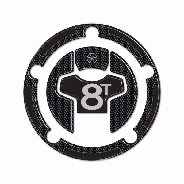 Protection de bouchon de réservoir moto Sticker 3D en résine compatible avec Suzuki GSX-8T