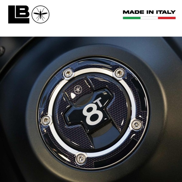 Adhesivo de resina 3D de protección del tapón del depósito de la moto compatible con Suzuki GSX-8T