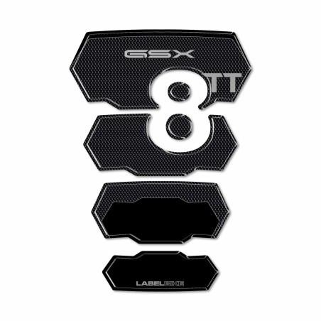 Adesivo resin 3D Protezione Paraserbatoio moto compatibile con Suzuki GSX-8TT