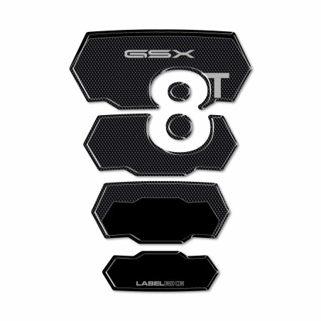 Protection de réservoir moto 3D Resin Sticker Protection compatible avec Suzuki GSX-8T