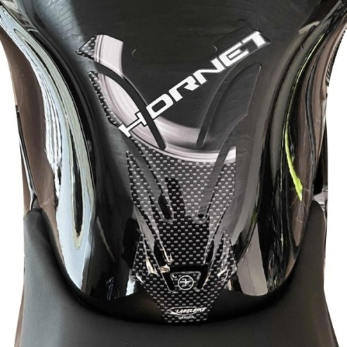                             3D CARBON CARBON TANK PROTECTION ADHESIVES for MOTORCYCLE HONDA HORNET New
                          