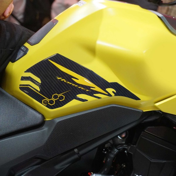 Pegatinas 3D Protectores laterales de depósito de moto compatibles con Honda Hornet 2023-2024