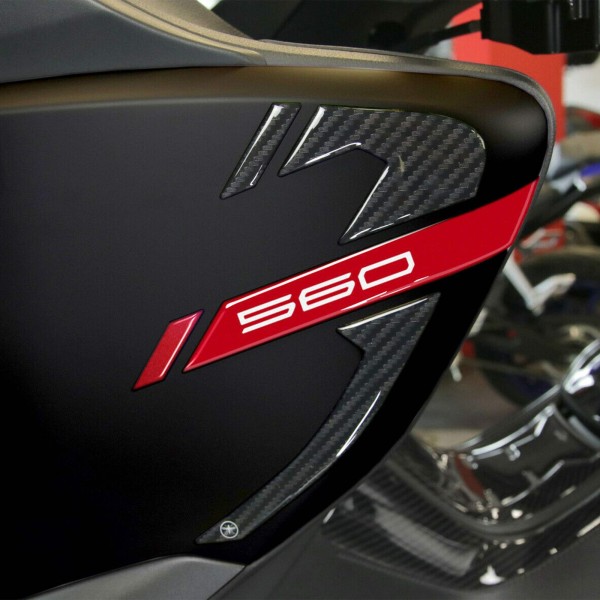 2 ADESIVI gel 3D PARASPIGOLI CARENE scooter compatibili YAMAHA TMAX 560 2020-21