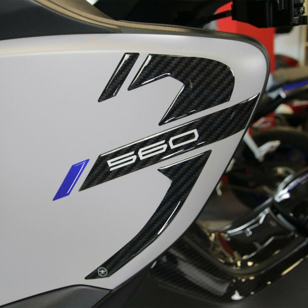 2 ADESIVI gel 3D PARASPIGOLI CARENE scooter compatibili YAMAHA TMAX 560 2020-21