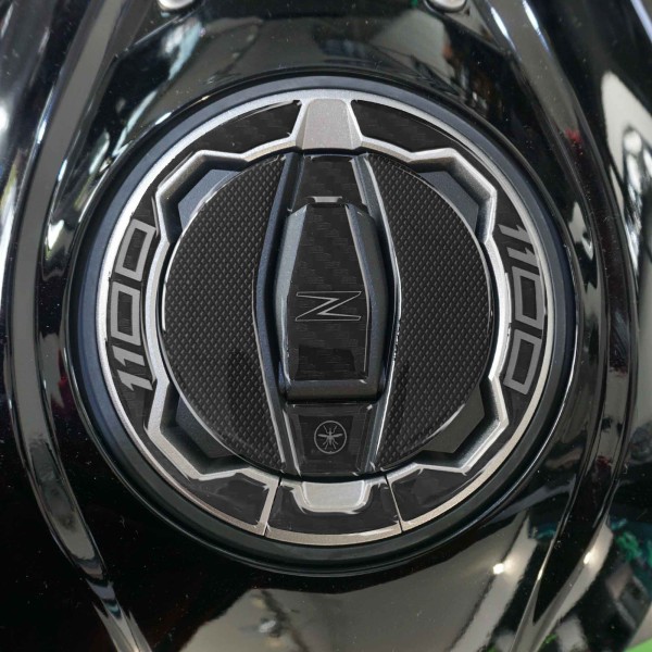 Sticker 3D Tank cap protección moto compatible con Kawasaki Z1100 2026