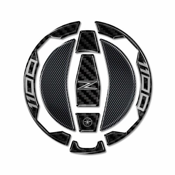Sticker 3D Bouchon de réservoir protection moto compatible avec Kawasaki Z1100 2026