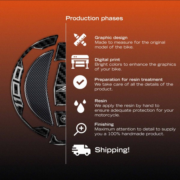 Adesivo 3D Protezione Tappo Serbatoio moto compatibile con Kawasaki Z1100 2026