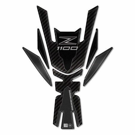 Protection de réservoir 3D adhésive pour moto compatible avec Kawasaki Z1100 2026