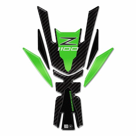 Paraserbatoio Adesivo 3D Protezione moto compatibile con Kawasaki Z1100 2026