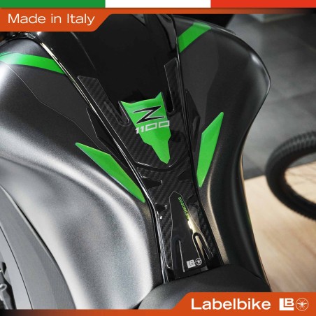 Protector de depósito adhesivo 3D para moto compatible con Kawasaki Z1100 2026