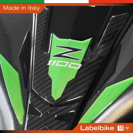 Paraserbatoio Adesivo 3D Protezione moto compatibile con Kawasaki Z1100 2026