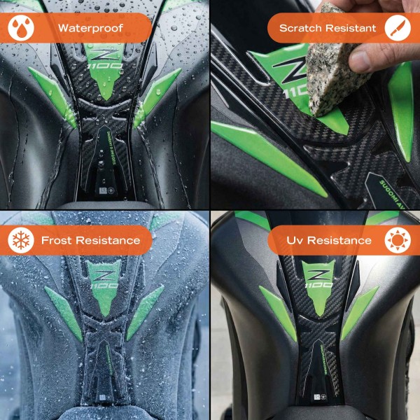Motorrad 3D Klebe-Tankschutz passend für Kawasaki Z1100 2026