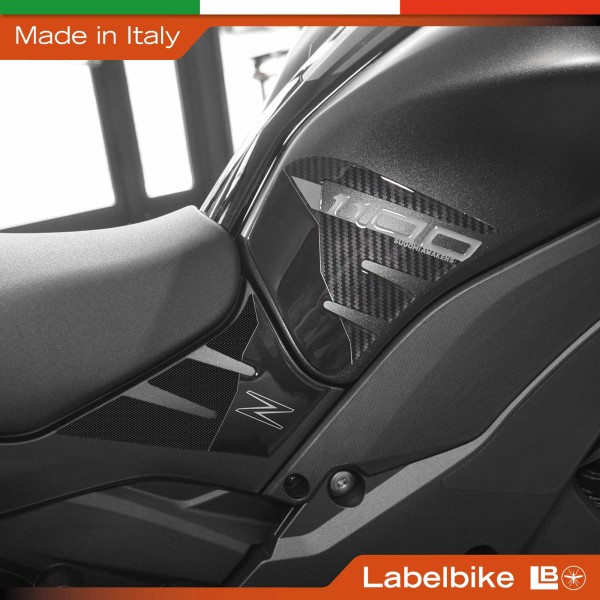 Tank Side Protectors 3D Aufkleber kompatibel mit Kawasaki Z1100 2026