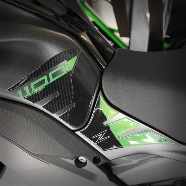 Protections latérales de réservoir 3D Stickers compatibles avec Kawasaki Z1100 2026