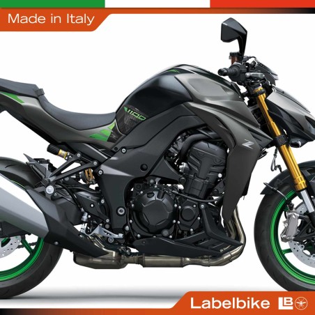 Protectores laterales de depósito Pegatinas 3D compatibles con Kawasaki Z1100 2026