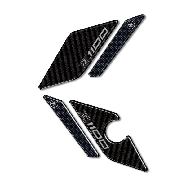 Protectores Talón Moto 3D Gel Pegatinas compatible con Kawasaki Z1100 2026