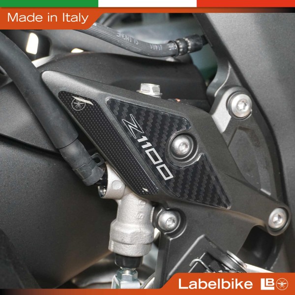 Protecteurs de talons moto 3D Gel Stickers compatibles avec Kawasaki Z1100 2026