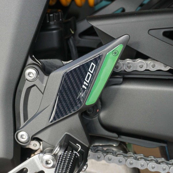 Protezioni Battitacco Moto Adesivi Gel 3D compatibili con Kawasaki Z1100 2026