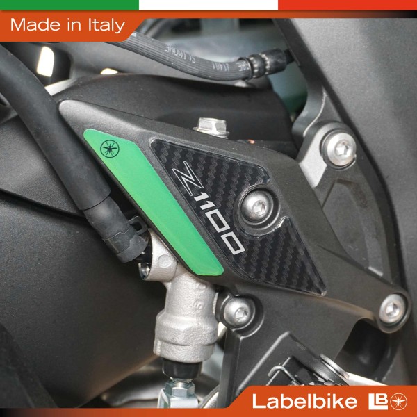 Protecteurs de talons moto 3D Gel Stickers compatibles avec Kawasaki Z1100 2026