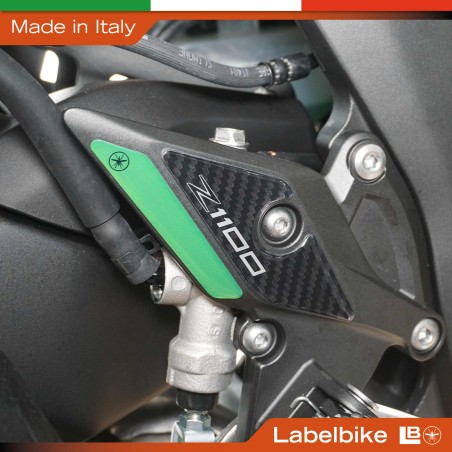 Protecteurs de talons moto 3D Gel Stickers compatibles avec Kawasaki Z1100 2026