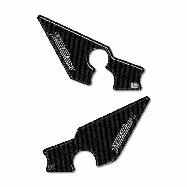 Heel Protectors 3D Stickers compatible with Kawasaki Ninja 1100SX 2025-26