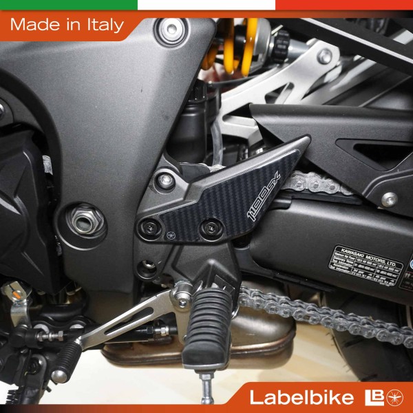 Protezioni Battitacco Adesivi 3D compatibili con Kawasaki Ninja 1100SX 2025-26