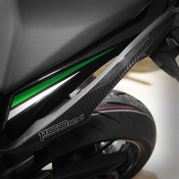 Griffschützer 3D Aufkleber kompatibel mit Kawasaki Ninja 1100SX 2025-2026
