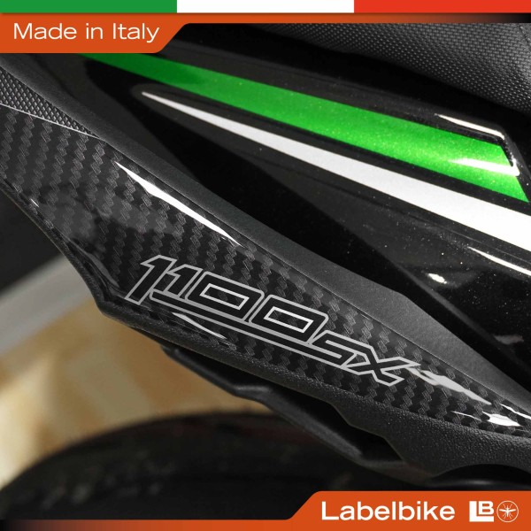 Protège poignée 3D Stickers compatible avec Kawasaki Ninja 1100SX 2025-2026