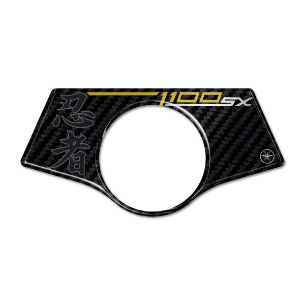 Adesivo 3D Protezione piastra forcella compatibile con Kawasaki Ninja 1100SX