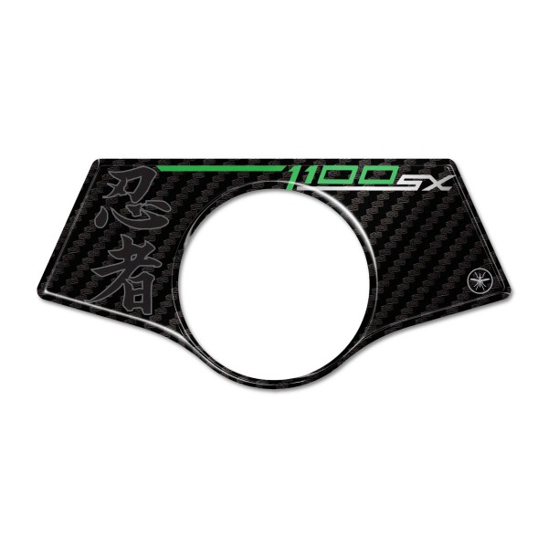 Sticker 3D Fork plate protection compatible with Kawasaki Ninja 1100SX