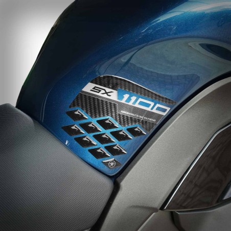 Protezioni Laterali Serbatoio Adesivi 3D compatibili con Kawasaki Ninja 1100SX
