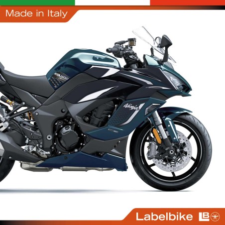 Protectores laterales de depósito Pegatinas 3D compatibles con Kawasaki Ninja 1100SX