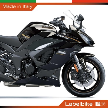 Tank Side Protectors 3D Stickers compatible with Kawasaki Ninja 1100SX